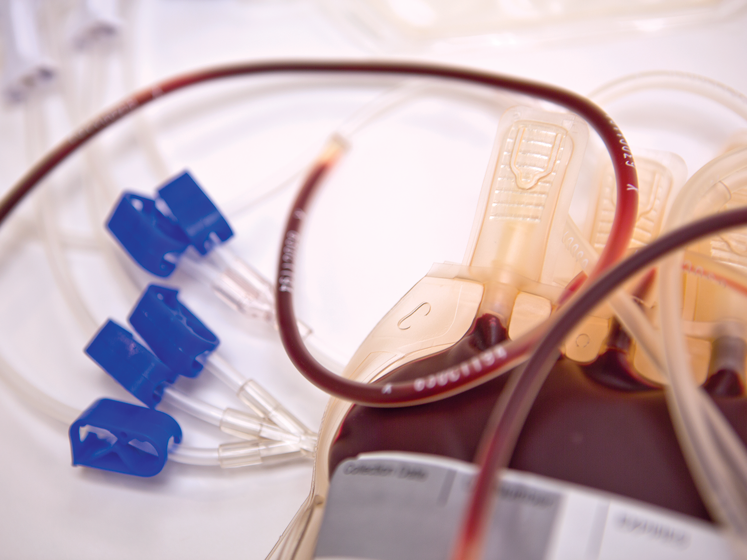 blood bag close-up