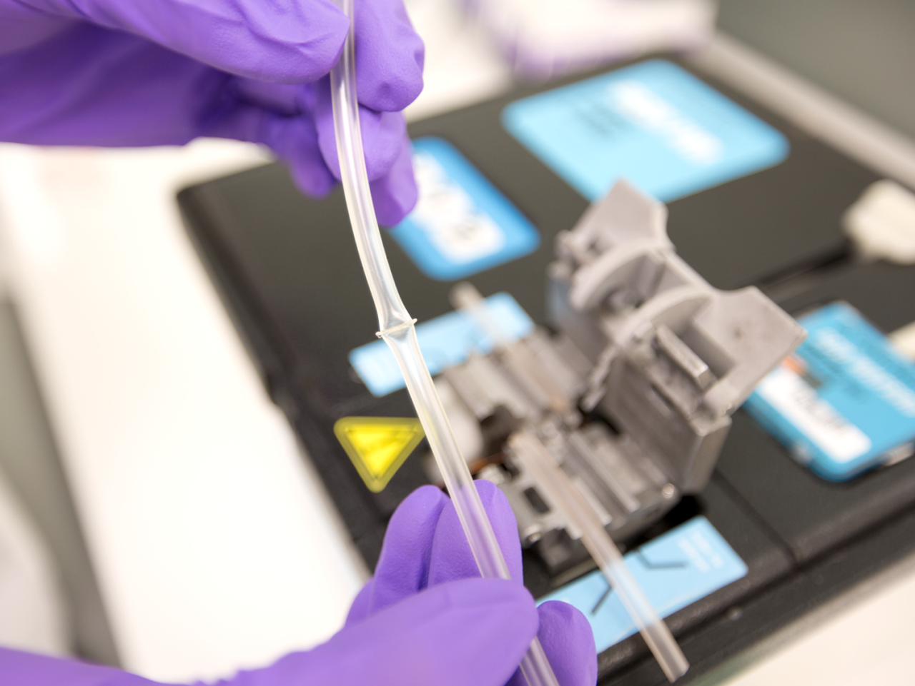 SCD IIB Sterile Tubing Welder in use