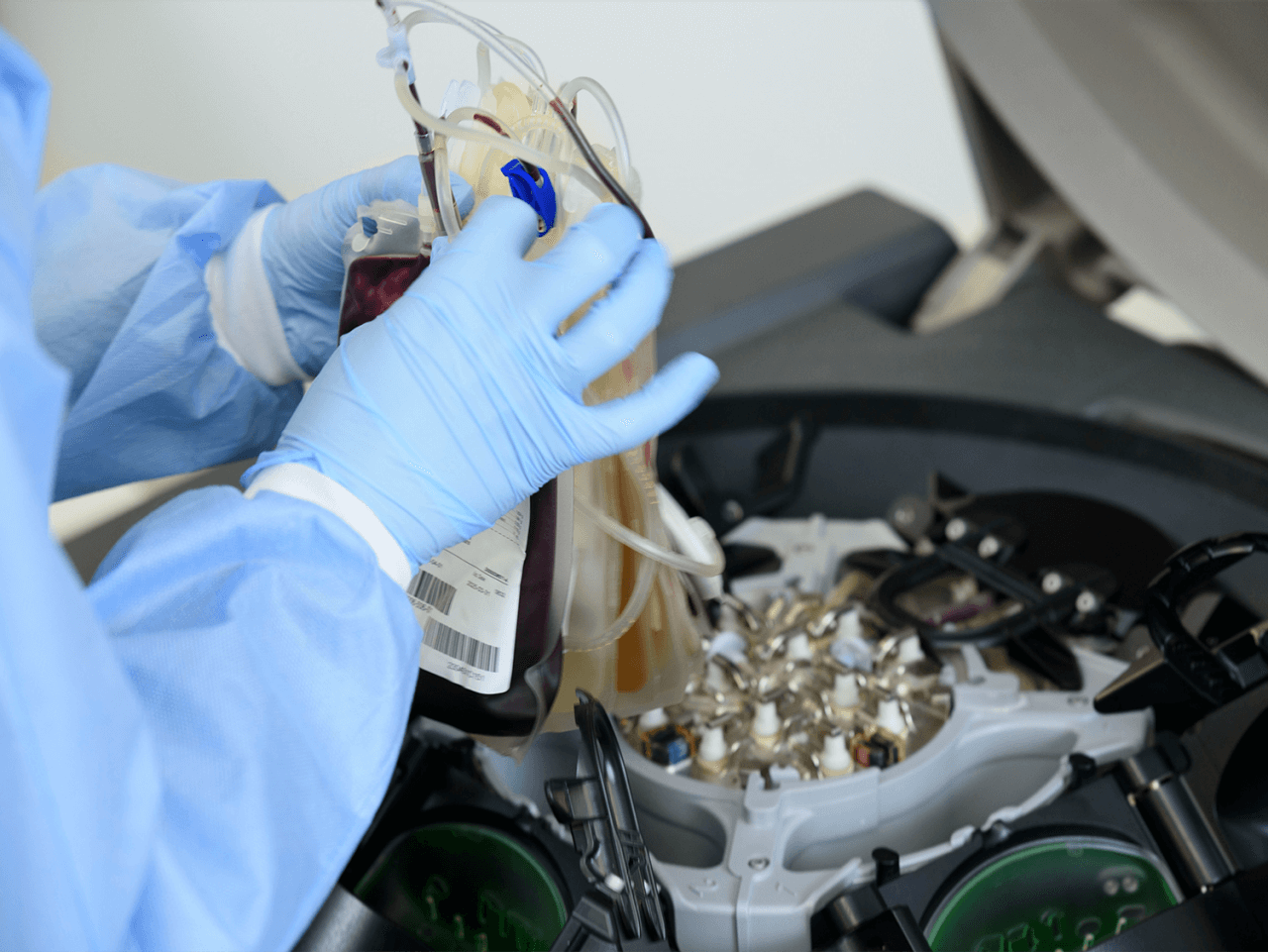 reveos automated blood processing